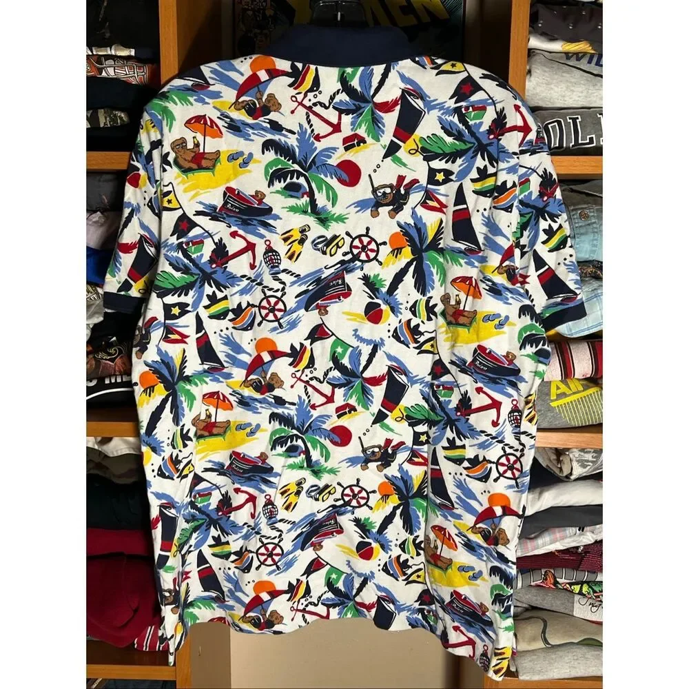 Polo Ralph Lauren Men’s Nautical Bear Polo Shirt Medium